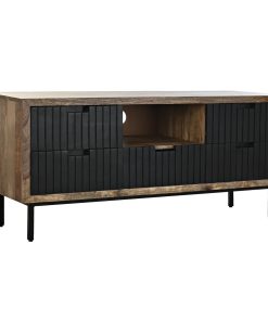 Tv-meubel DKD Home Decor Metaal Mangohout (125 x 40 x 55 cm)