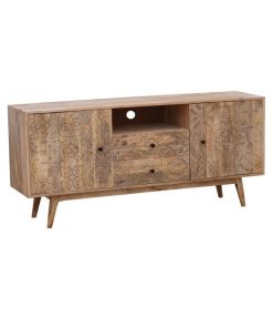 Tv-meubel DKD Home Decor Multicolour Natuurlijk Mangohout 155 x 40 x 70 cm