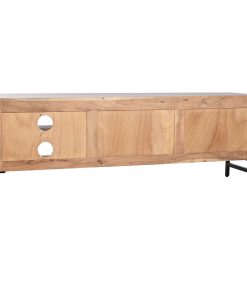 Alternative view of Tv-meubel Home ESPRIT Bruin Zwart Metaal Acacia 145 x 40 x 52 cm