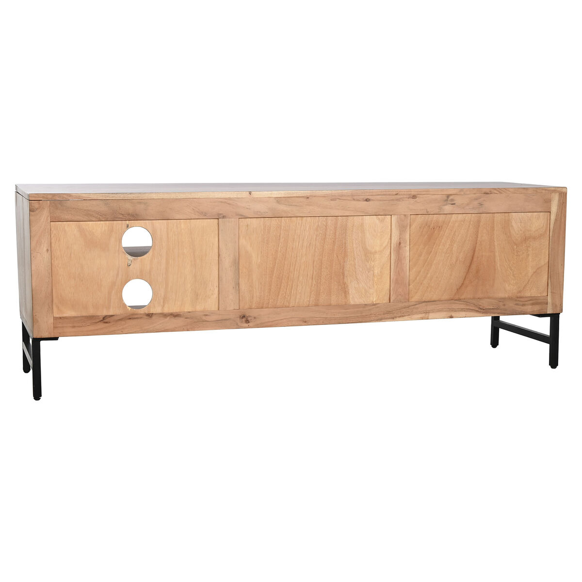 Tv-meubel Home ESPRIT Bruin Zwart Metaal Acacia 145 x 40 x 52 cm - Afbeelding 2