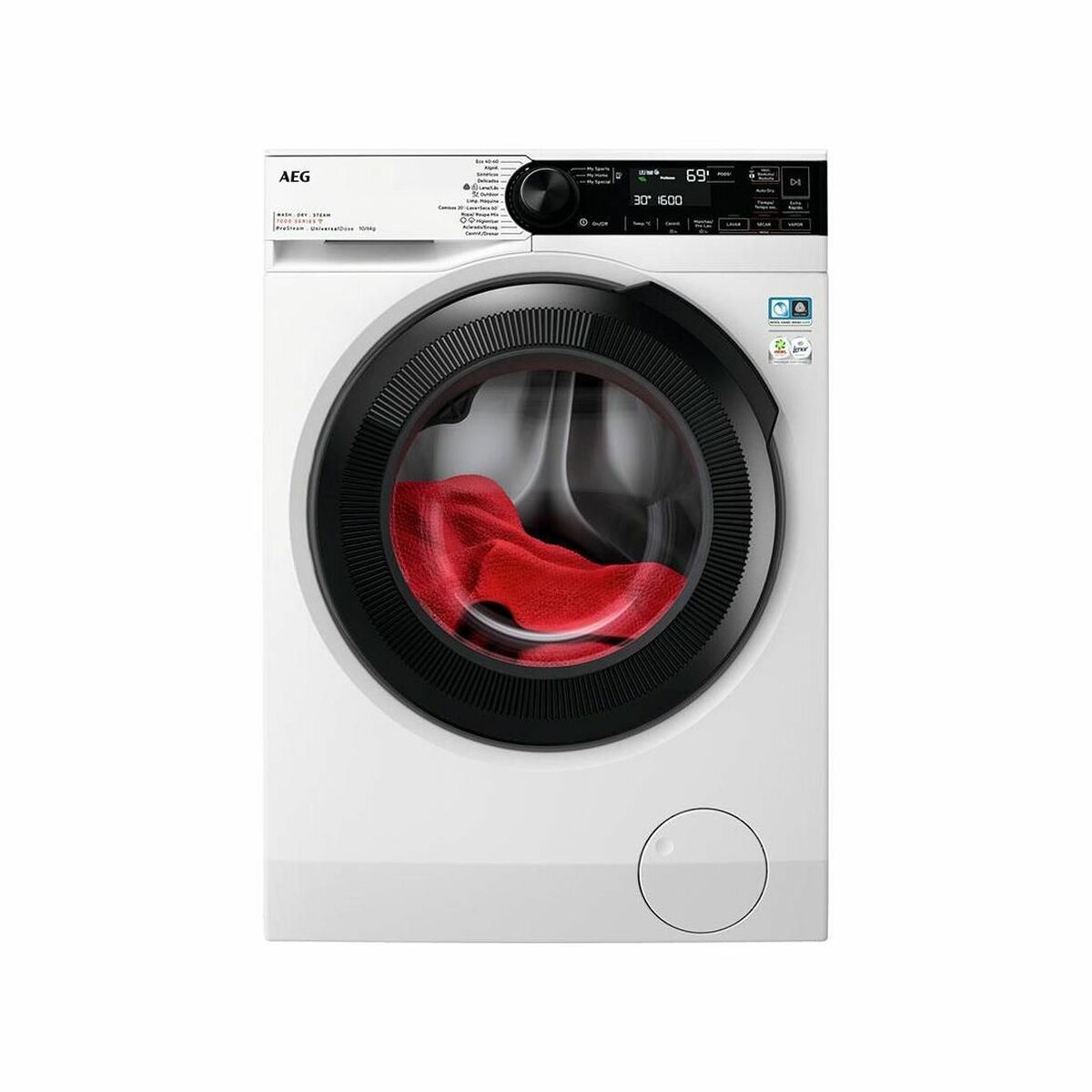 Washer - Dryer AEG Series 7000 LWR7316O4O 1600 rpm 10 kg 6 Kg Wit - Afbeelding 2