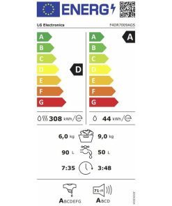 Alternative view of Washer - Dryer LG F4DR7009AGS