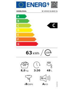 Alternative view of Wasmachine Whirlpool Corporation BIWMWG81485EU 60 cm 8 kg