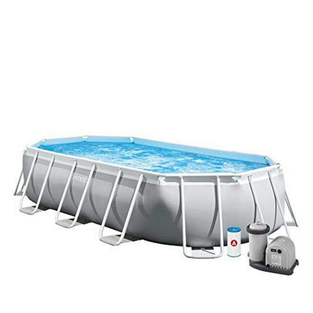 Zwembad Verwijderbaar Intex 26796NP 503 x 274 x 122 cm - Afbeelding 2