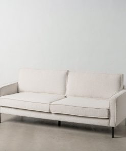 Alternative view of 3-zitsbank 213 x 87 x 90 cm Wit Metaal