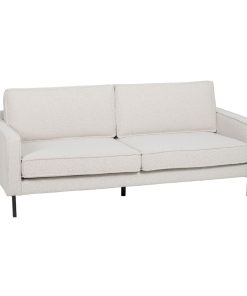 3-zitsbank 213 x 87 x 90 cm Wit Metaal