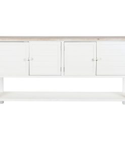 Alternative view of Dientafel DKD Home Decor Wit Spar Hout MDF 160 x 40 x 86 cm