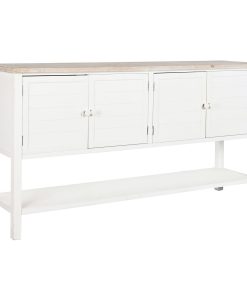 Dientafel DKD Home Decor Wit Spar Hout MDF 160 x 40 x 86 cm