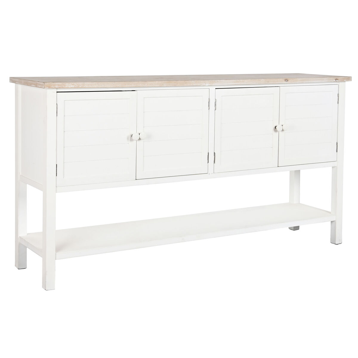 Dientafel DKD Home Decor Wit Spar Hout MDF 160 x 40 x 86 cm
