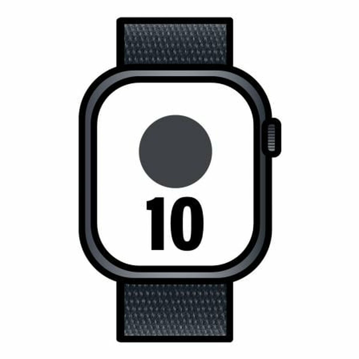 Horloge Heren Apple MWY53QL/A Zwart 46 mm