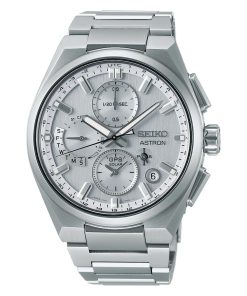 Horloge Uniseks Seiko ASTRON Mod. SOLAR GPS Zilverkleurig