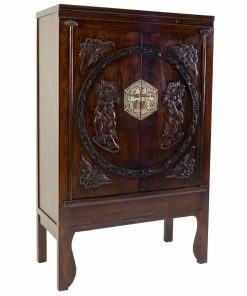 Kast Alexandra House Living Bruin MDF Elmhout 47 x 170 x 105 cm