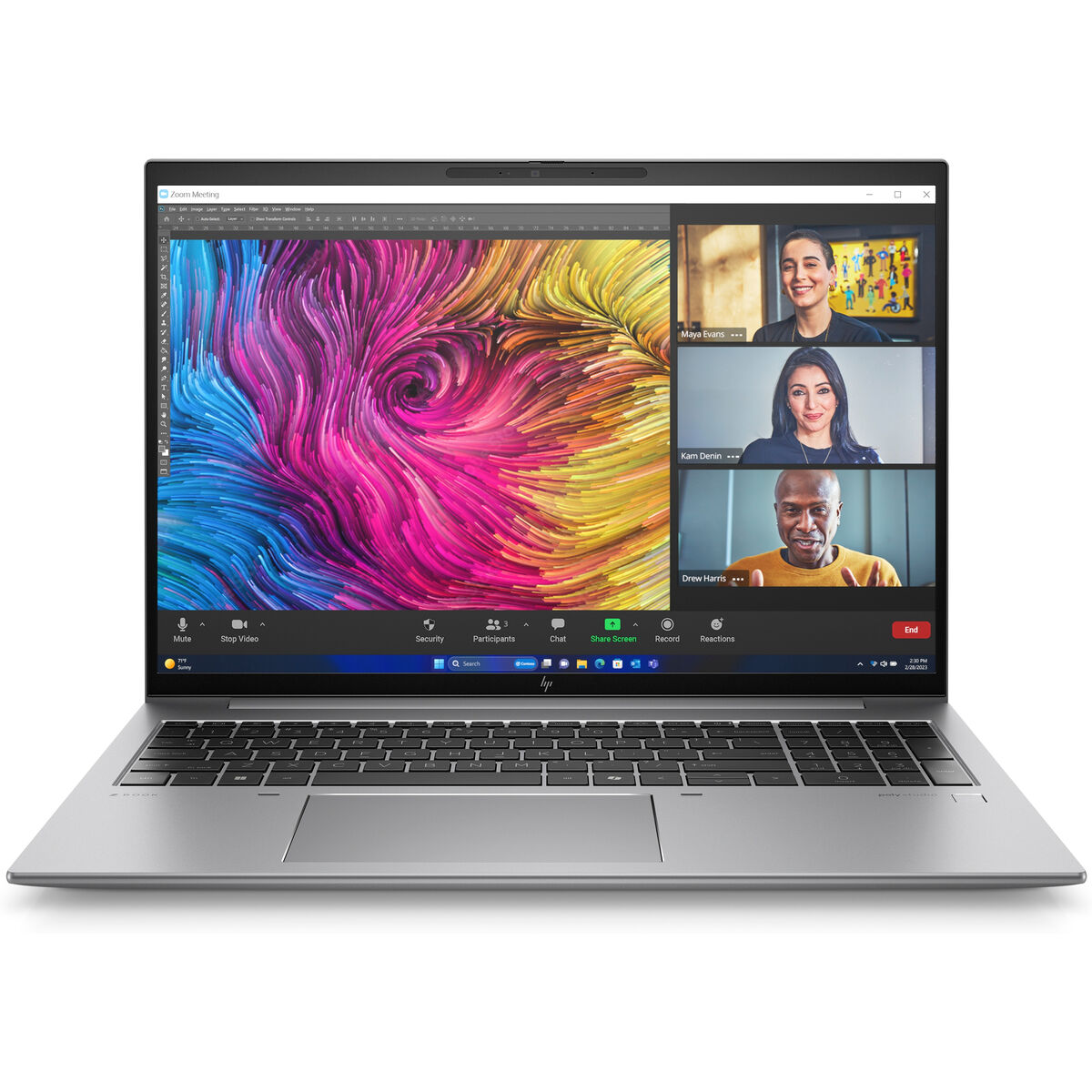 Laptop HP ZBook Firefly G11 16" Intel Core Ultra 7 155H 16 GB RAM 512 GB SSD Qwerty Spaans