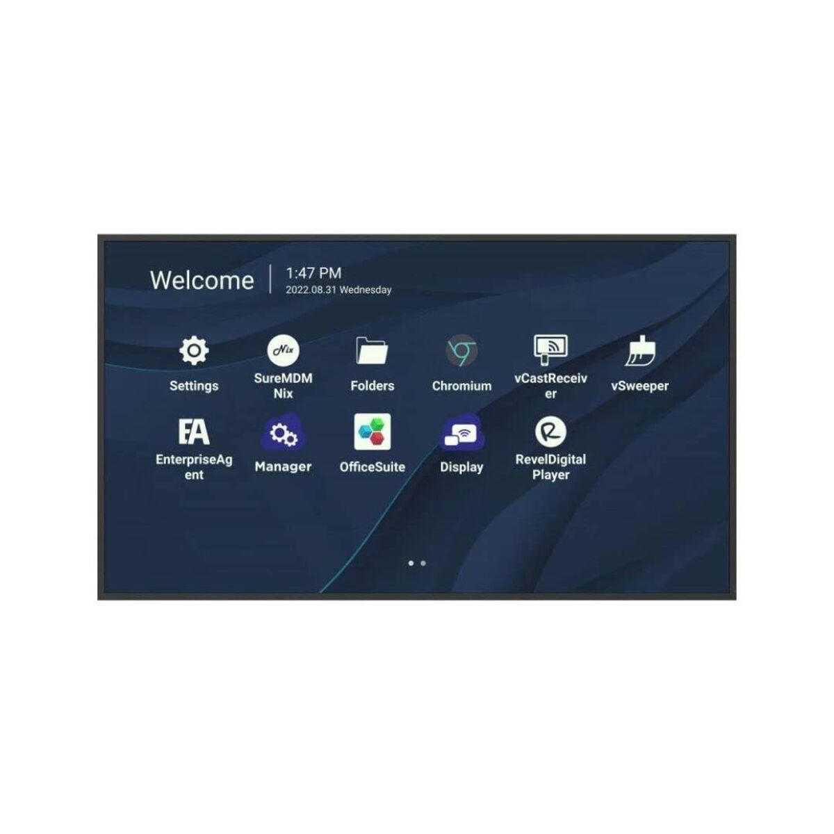 Monitor Videowall ViewSonic CDE6530 Zwart UHD 4K 65"