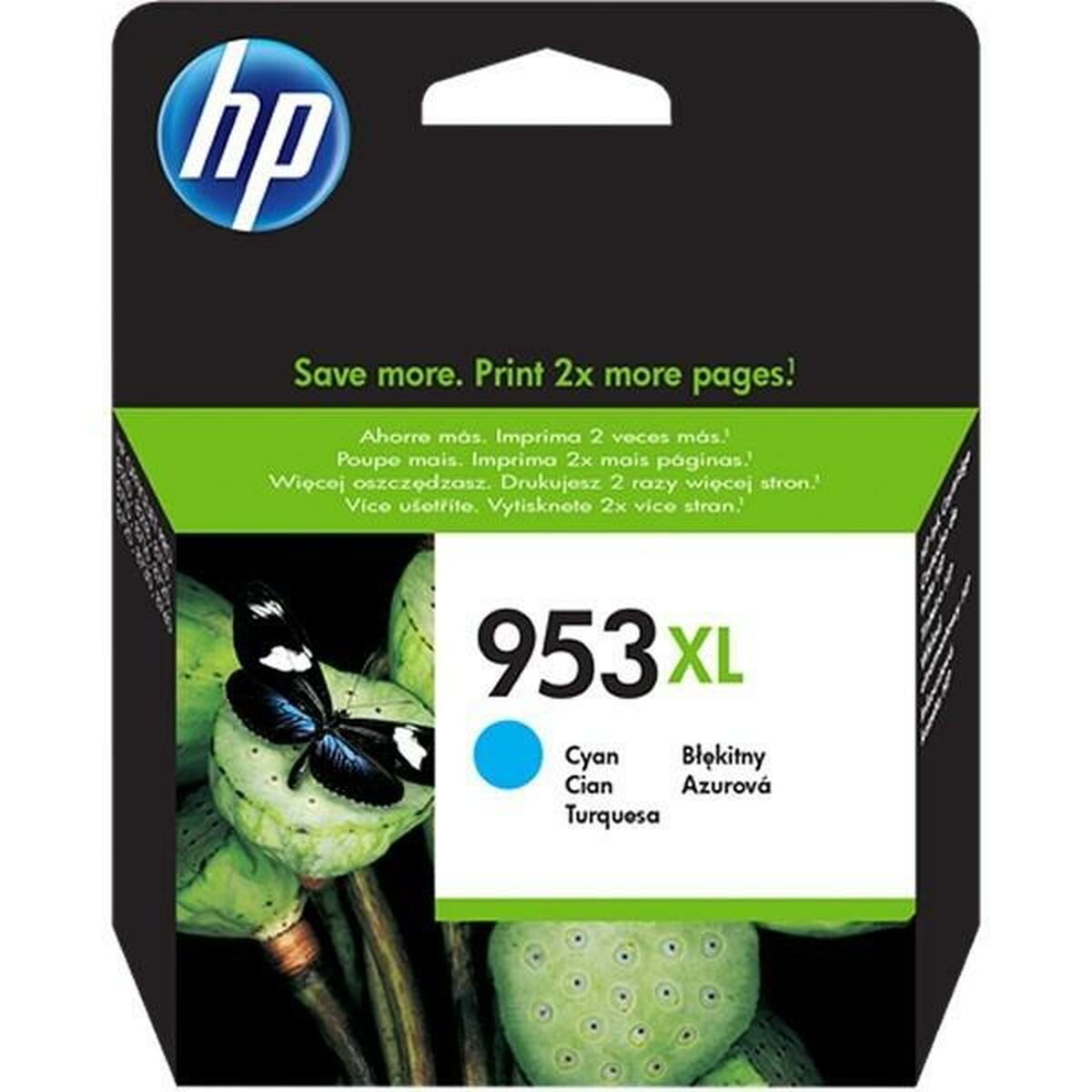 Originele inkt cartridge HP 953XL Cyaan (50 Stuks) - Afbeelding 2