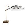 Parasoll Home ESPRIT Donker grijs Lichtbruin 290 x 350 x 280 cm