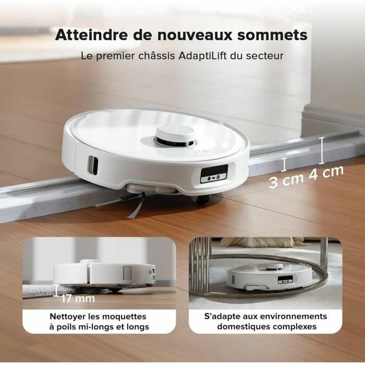 Robot stofzuiger Roborock QREVO CURV 6400 mAh - Afbeelding 2