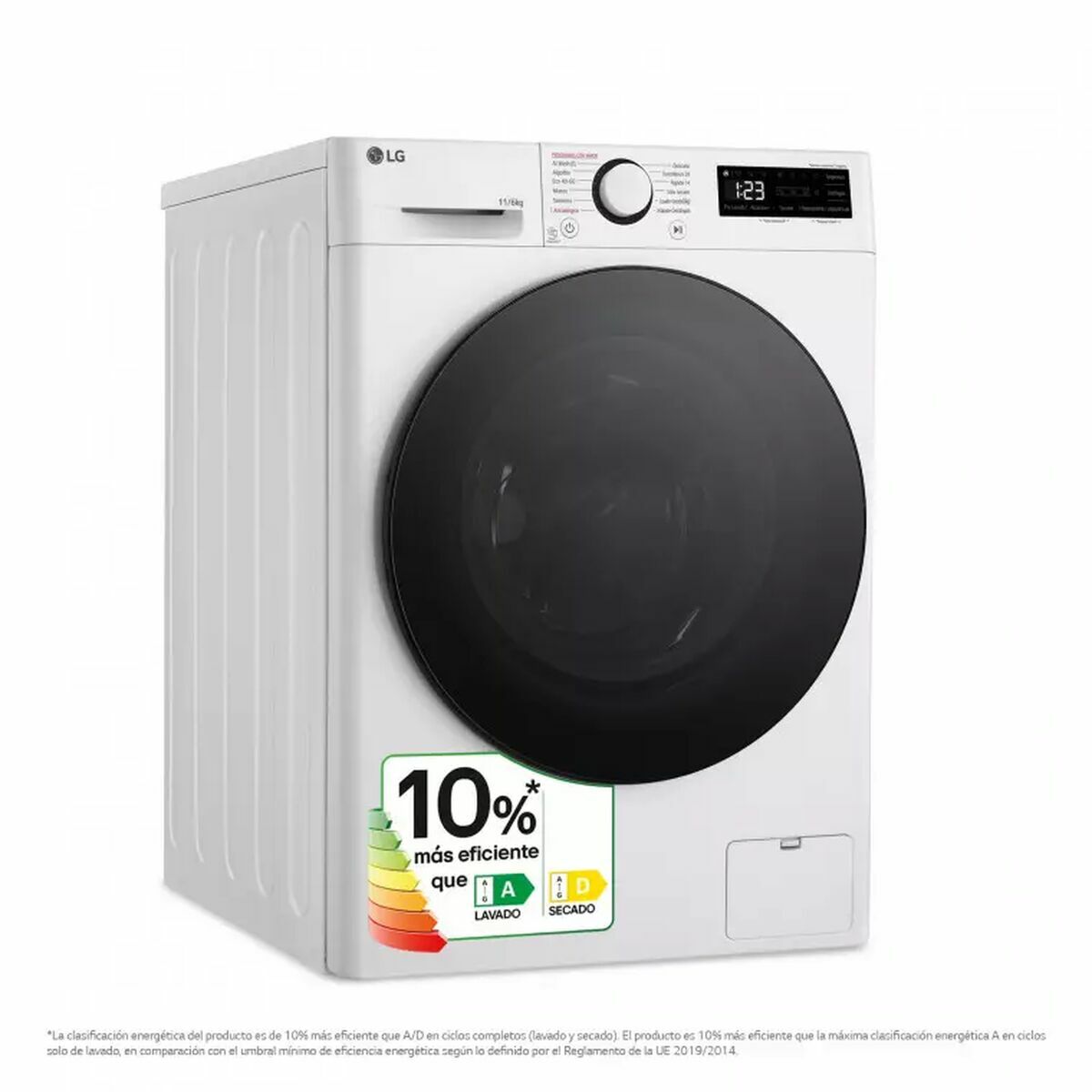Slimme Wasmachine-Droger LG F4DR6011AGW 11 kg/6 kg 1400 rpm