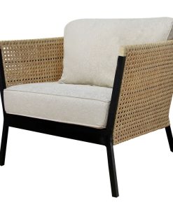 Tuinstoel Niva Zwart Aluminium 81 x 81 x 72