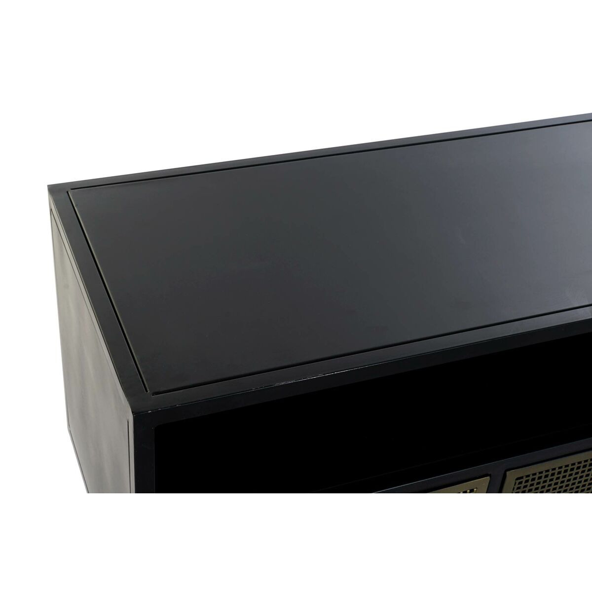Tv-meubel DKD Home Decor Zwart Metaal Gouden (125 x 41 x 62 cm) - Afbeelding 2