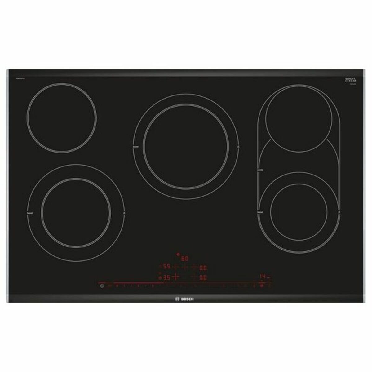 Vitro-keramische Kookplaat BOSCH PKM875DP1D 80 cm (5 Kookzones)
