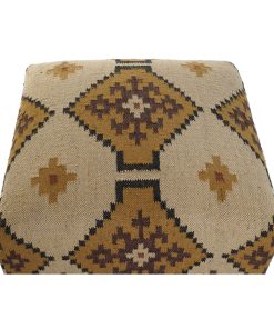 Alternative view of Voetensteun Home ESPRIT Beige Mosterd 80 x 80 x 44 cm